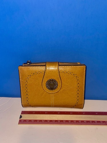 SENDEFN Small Womens Wallet Leather Bifold Card Holder RFID Bloc - photo 2