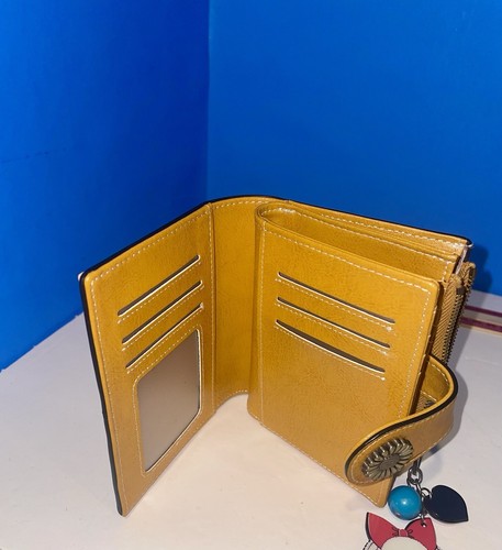 SENDEFN Small Womens Wallet Leather Bifold Card Holder RFID Bloc - photo 5