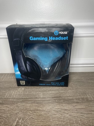 U-YOUSE Gaming Headset Compatible w/ Xbox One, Series X, PS4, PS