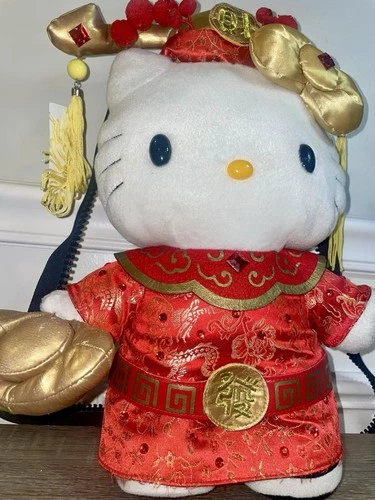 Hello Kitty Rare Plush Doll Backpack Authentic Sanrio 15" - photo 2