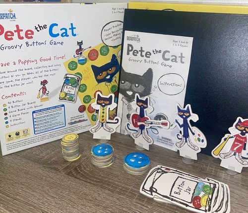 PETE THE CAT GROOVY BUTTONS GAME - COMPLETE - photo 3