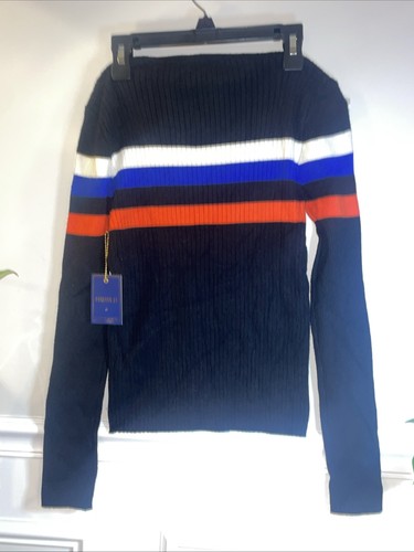 Forever 21 Women's Black Mock Neck Ribbed Sweater - Size Small, - photo 4