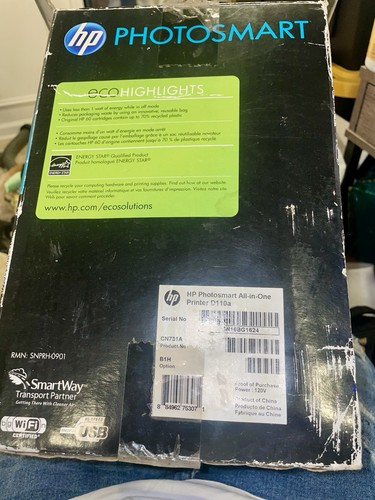 HP Photosmart D110a All-In-One Wireless Printer/Copy/Scan Black - photo 5