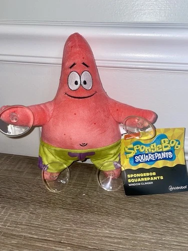 Spongebob Squarepants Happy Patrick 8-Inch Plush Window Clinger