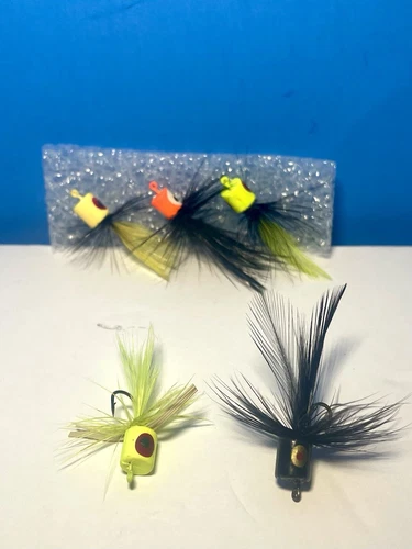 5 Pieces Fly Fishing Poppers - photo 2