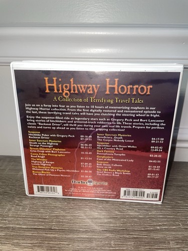 HIGHWAY HORROR by LEGENDS OF RADIO - 10 CDs - photo 2
