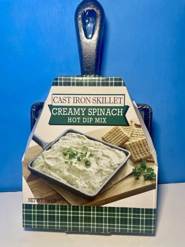 New Sealed Cast Iron Skillet Square 5.5" x 5.5" - Dip Mix Not In