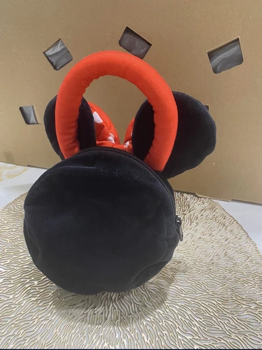 Disney Minnie Mouse Plush Purse Hand Bag Stuffed Bow(#2) - photo 2