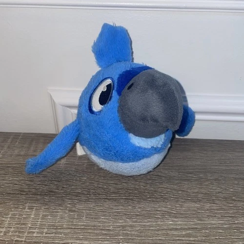 Commonwealth Angry Birds Rio Plush Stuffed Animal Blue Macaw Bir