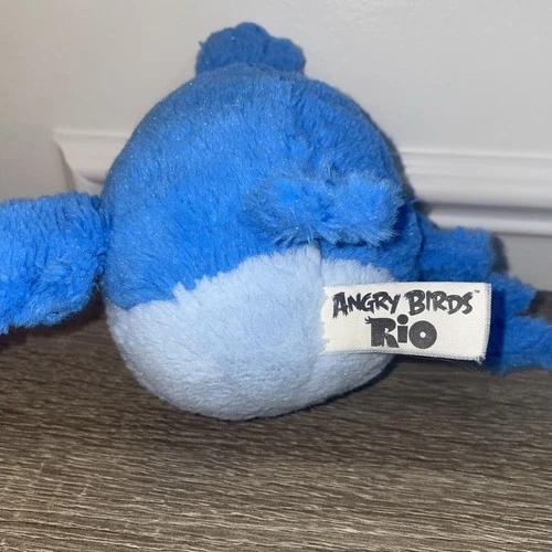Commonwealth Angry Birds Rio Plush Stuffed Animal Blue Macaw Bir - photo 3