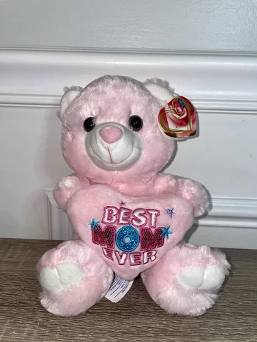 CALPLUSH "BEST MOM EVER" 7" Plush Teddy Bear
