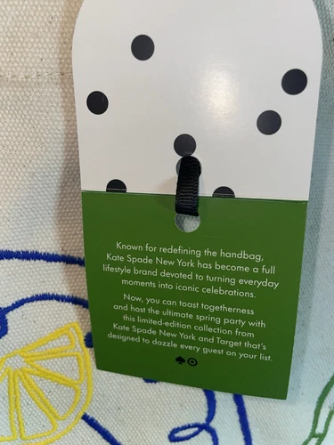 NWT Kate Spade New York Target Fish Tote Bag - photo 3