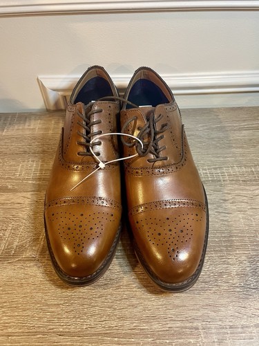 Steve Madden Men's Brown Lace Up Oxfords Dress Shoes Size 10 - photo 2