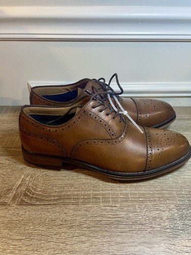 Steve Madden Men's Brown Lace Up Oxfords Dress Shoes Size 10 - photo 3