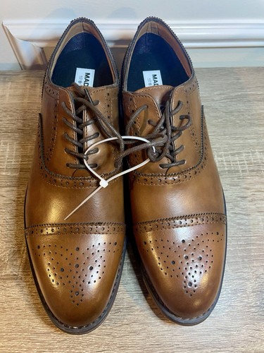 Steve Madden Men's Brown Lace Up Oxfords Dress Shoes Size 10 - photo 5