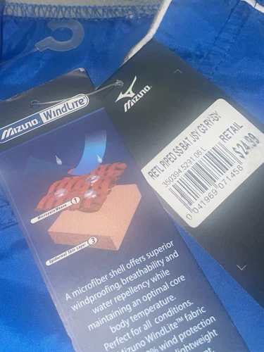 Mizuno Baseball Batting Coach Shirt Adult Large Short Sleeve Win - photo 5