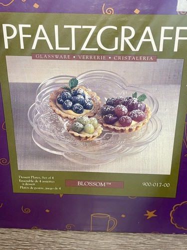 Pfaltzgraff Blossom Dessert Plates Set of 4 NIB 7.5"