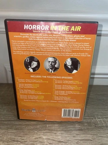 Horror in the Air: Tales of Terror, Weirdness, Occult Radio CDs - photo 5