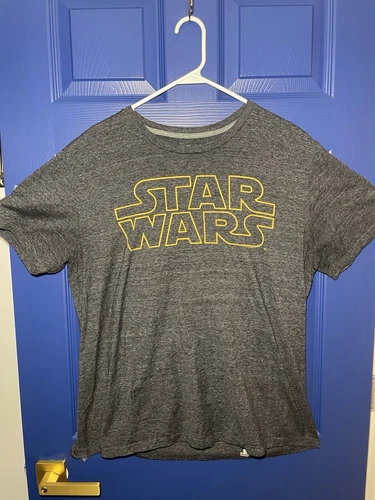 Star Wars Gray Mens T-Shirt Size XLarge Short Sleeve
