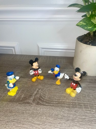 Disney Lot 4 Clubhouse Mickey and Donald Duck Moveable Figures