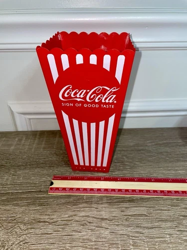 Vintage Coca Cola Popcorn Container 7.5"x4" (#9) - photo 3
