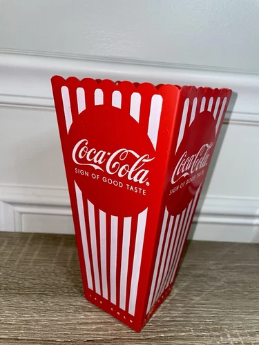 Vintage Coca Cola Popcorn Container 7.5"x4" (#9) - photo 4