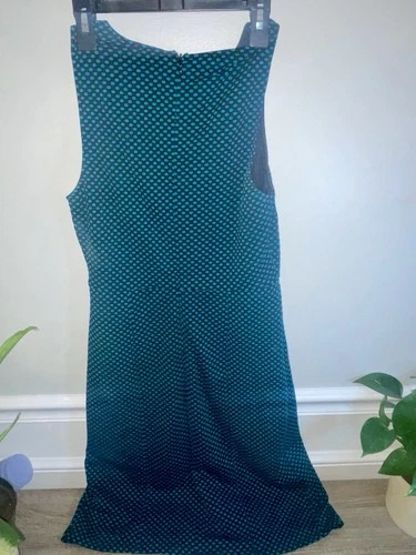 41 Hawthorn Stitch Fix Fit Flare Dress Size S Teal Blue Black Po - photo 2