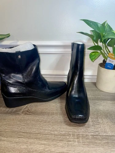 Anne Klein Iflex Aklavelee Wedge Ankle Boots, Women's Size 10M B