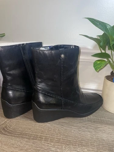 Anne Klein Iflex Aklavelee Wedge Ankle Boots, Women's Size 10M B - photo 3