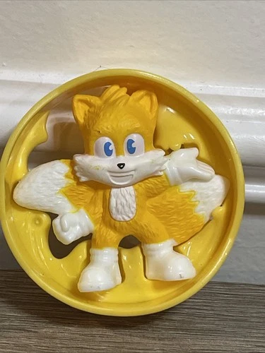 2024 McDonald's Sonic 3 Tails Yellow Roller Toy - photo 4