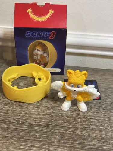 2024 McDonald's Sonic 3 Tails Yellow Roller Toy - photo 5