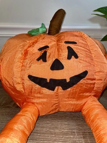 Vintage 1993 Jack O Lantern Pumpkin Plush - photo 4