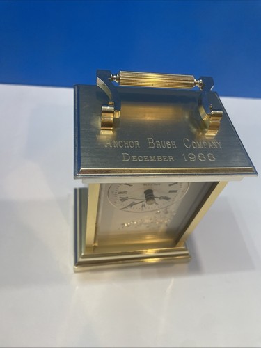 BULOVA Carriage Desk Mantel Clock Quartz Model B-1340 West Germa - photo 2