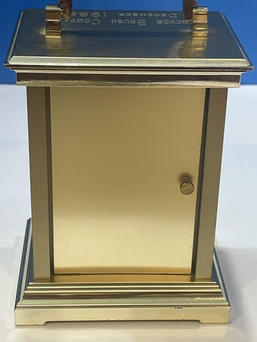 BULOVA Carriage Desk Mantel Clock Quartz Model B-1340 West Germa - photo 5