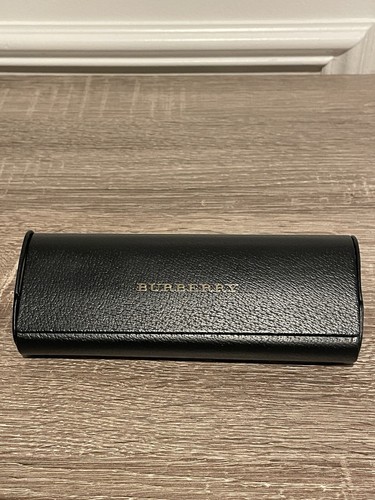Burberry Black Leather Glasses Sunglasses Hard Shell Case (#5)