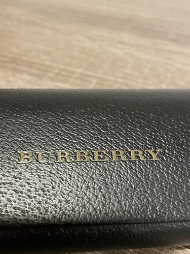 Burberry Black Leather Glasses Sunglasses Hard Shell Case (#5) - photo 4