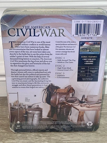 American Civil War 3-Disc Steelbook DVD (2009) New - photo 4