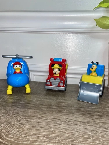 Disney Mickey Mouse Let's Work Vehicles Set of 3