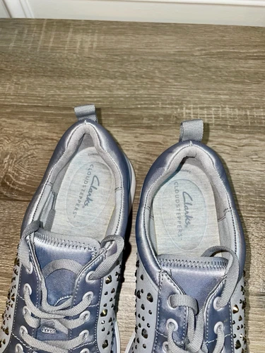 Ladies CLOUDSTEPPERS Clarks Jewel Embellished Trainers 8.5 - photo 4