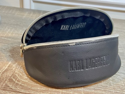 Rare Black Karl Lagerfeld Zippered Eyeglass Case - photo 3