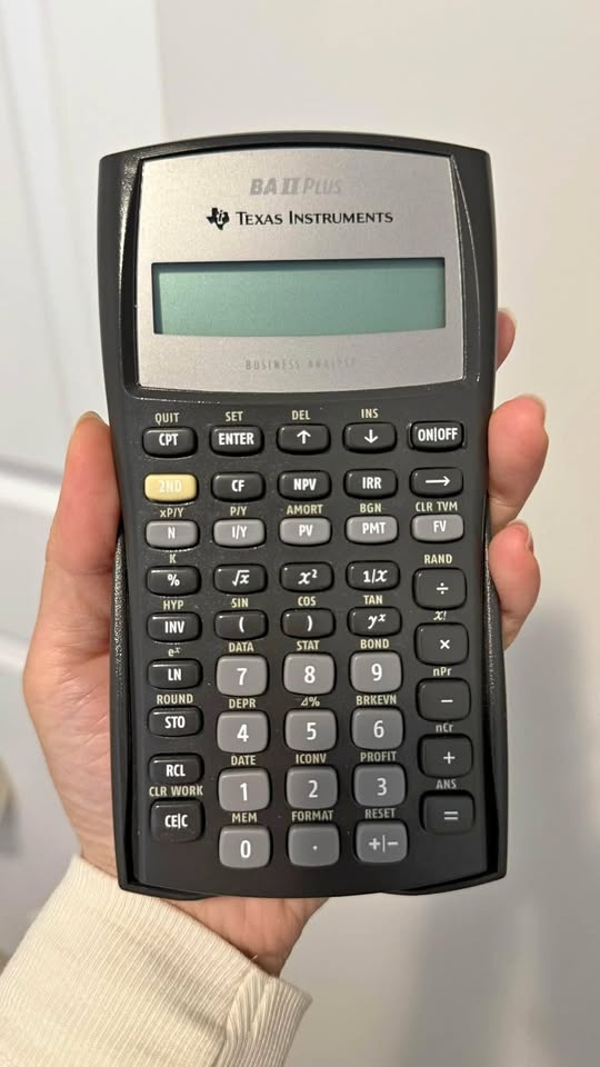 Financial Calculator Texas Instruments