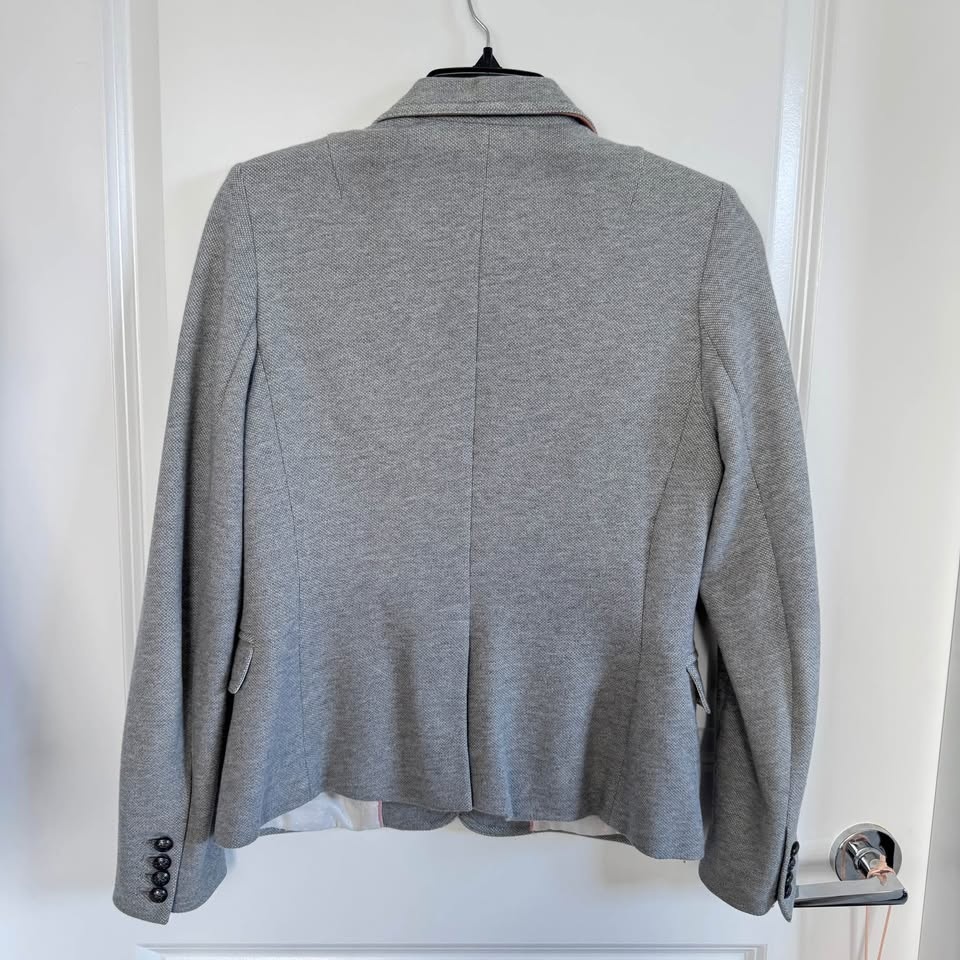 Banana Republic Gray Women Blazer with Notched Lapels - photo 3