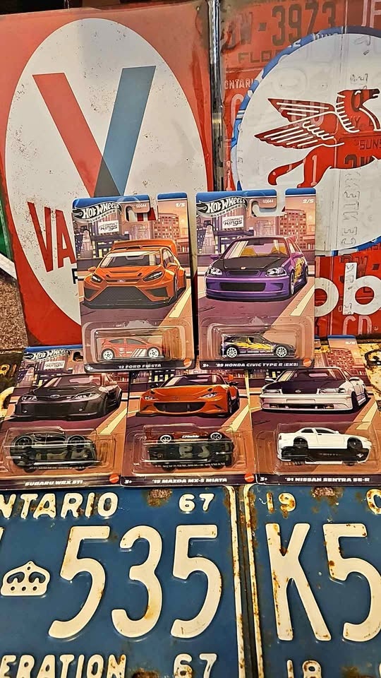 Hot Wheels Silver Series Compact Kings Complete Set 5 Cars New I