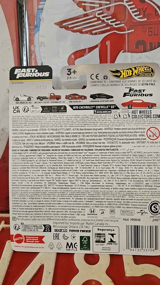Hot Wheels Fast & Furious 1970 Chevrolet Chevelle SS - photo 2