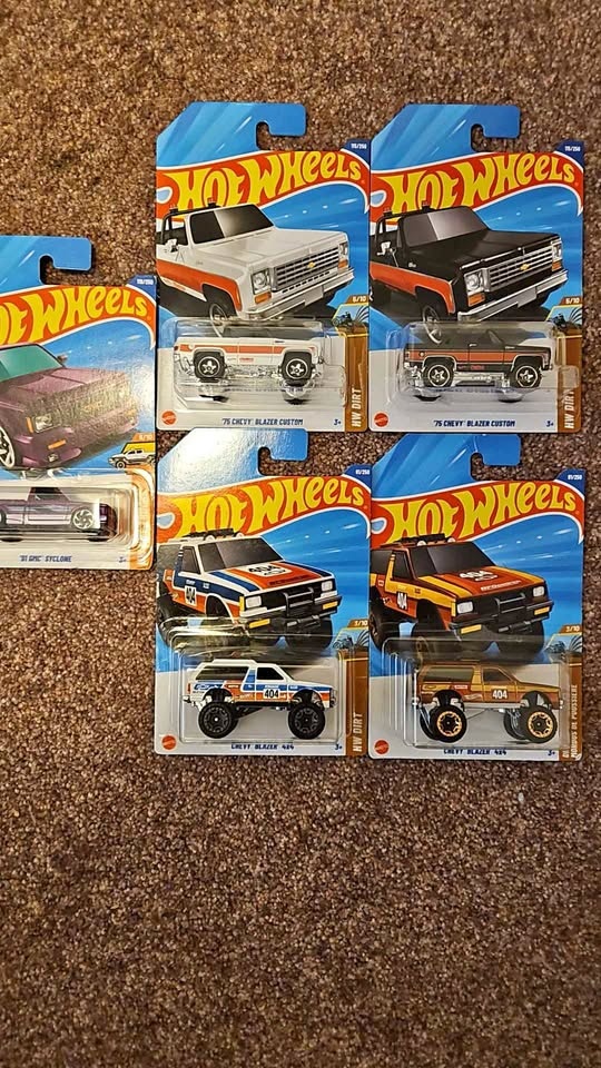 Hot Wheels Chevy Blazer Lot