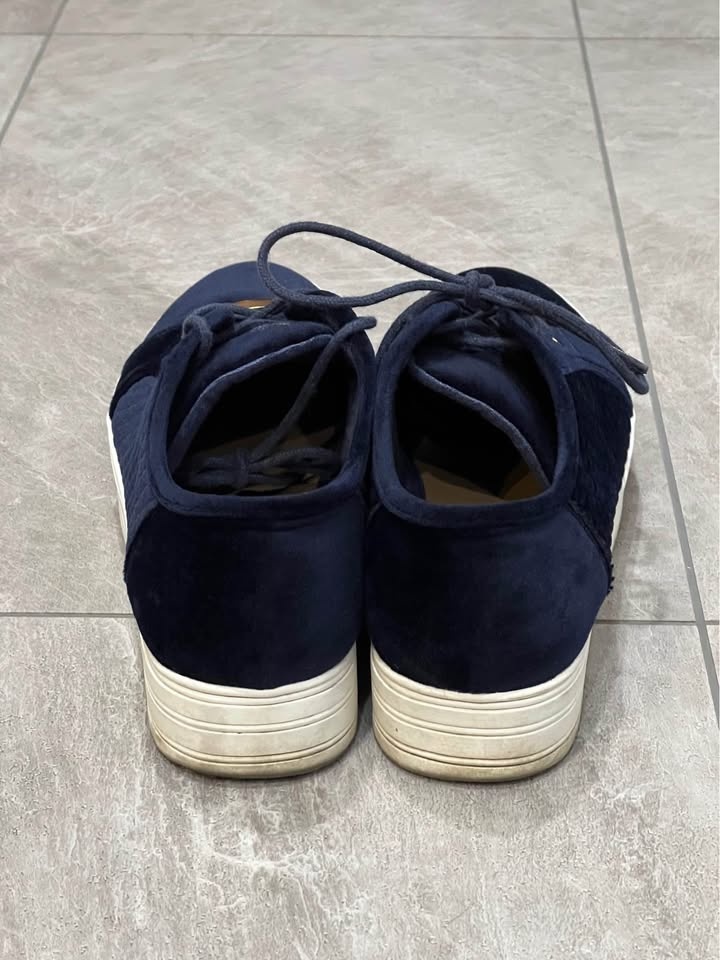 Call it Spring Blue Velvet Shoes Size 7.5 - photo 5