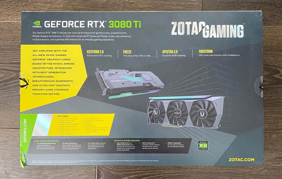Zotac NVIDIA GeForce RTX 3080 Ti 12GB GDDR6X Graphics Card - photo 2