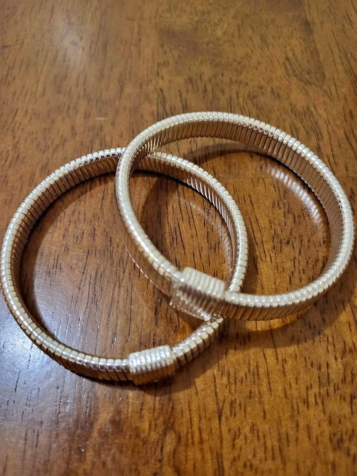 Silvery Coloured Bangles