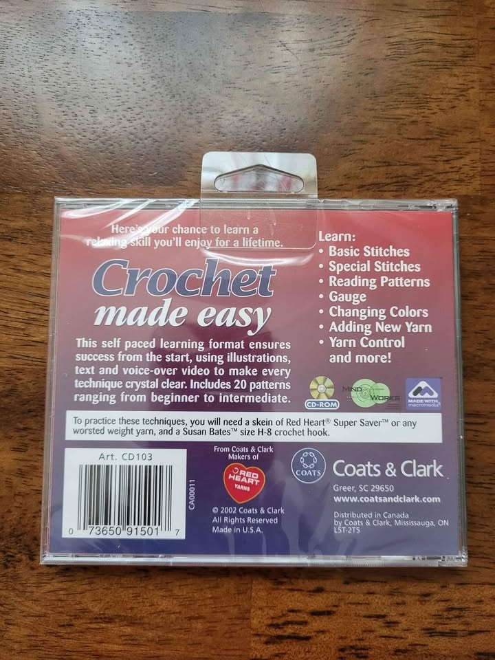 Crochet Made Easy Instruction CD - photo 2