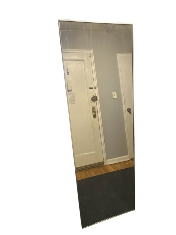 Metal Full Length Mirror with Stand - photo 2